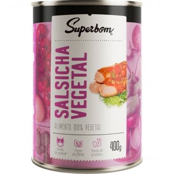 SALSICHA VEGETAL SUPERBOM 400g