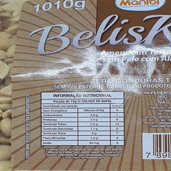 AMENDOIM TORRADO S/ PELE C/ ALHO 1Kg