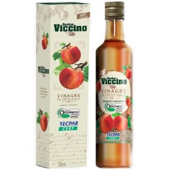 VINAGRE DE MAÇÃ SENHOR VICCINO 500ml ORGANICO