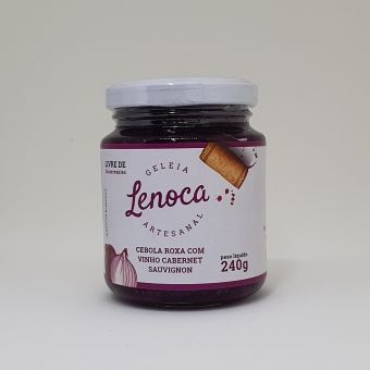 GELEIA DE CEBOLA ROXA COM VINHO GABERNET 240g