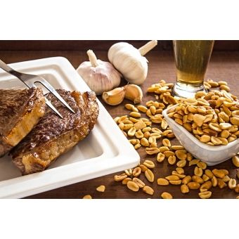 Amendoim C/ Alho s/ pele Torrado 500g